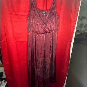 Torrid Burgundy Wrap Dress